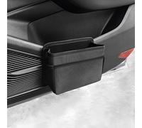 Xiuyer Poubelle de voiture, porte latérale de voiture, accessoire pliable, accessoires intérieurs, boîte de rangement suspendue, accessoires (noir)