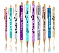 Xiuyours Stylo Personnalisé avec Nom Prénom, 10 Cadeau Stylo Personnalisable, Beau Stylos à Bille Personnalise pour Mariage Femme Fille Collegue