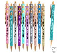 Xiuyours Stylo Personnalisé avec Nom Prénom, 30 Cadeau Stylo Personnalisable, Beau Stylos à Bille Personnalise pour Mariage Femme Fille Collegue