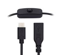 xiwai 4A USB-C Type C Mâle vers Femelle Bouton Marche/Arrêt Interrupteur Bouton D'alimentation Pour Clavier Ordinateur Portable Raspberry Pi 4B Charge