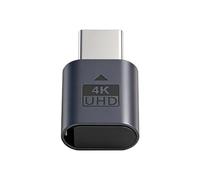 xiwai Adaptateur d'affichage virtuel Mini DisplayPort 4K à 17 Hz avec LED Bleue (modèle fantôme sans tête)
