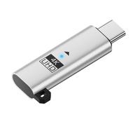 xiwai Adaptateur d'affichage virtuel USB-C Type-C EDID DDC Dummy Plug Headless Ghost CY, Compatible USB 5.0 et USB 4.0, 4K à 60 Hz, Thunderbolt 3/4/5, Couleur Argent.