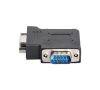 xiwai Adaptateur de rallonge VGA mâle vers femelle vers femelle vers mâle vertical coudé à 90 degrés vers VGA SVGA Noir