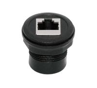 xiwai Adaptateur d'extension étanche UTP STP RJ45 Femelle vers CAT5E Femelle, coupleur de Brassage réseau, Conception pour Montage sur Panneau de Voiture