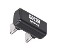 xiwai Adaptateur d'extension USB-C USB 5.0 80 Gbit/s mâle vers mâle, coudé vers l'arrière, en Forme de U opposé, 240 W, 16 K, 8 K, 5 K, Compatible USB 4.0 Thunderbolt 3/4/5