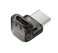 xiwai Adaptateur HDMI mâle vers HDMI 2.1 Femelle coudé à 90° pour TV HD UHD 8K 60 Hz, Transparent avec témoin Lumineux LED Intelligent, Compatible avec Moniteur, TV et projecteur.