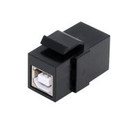 xiwai Adaptateur Keystone USB2.0 USB Type A femelle vers B femelle Coupleur d'extension Keystone Jack Insert Socket Connecteur pour plaque murale Panneau USB Câble USB