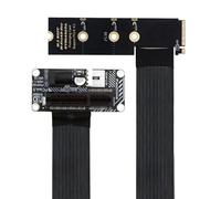 Xiwai Adaptateur M.2 M-Key NGFF NVMe vers PCI-E coudé à 90°