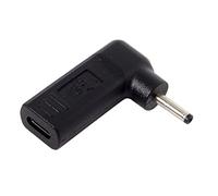 Xiwai Adaptateur USB 3.1 Type C USB-C vers DC 20 V 3 x 1,1 mm Émulateur PD Coudé à 90 degrés (3,0 x 1,1 mm)