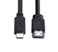 xiwai Adaptateur USB-C Type-C vers alimentation eSATA DC5 V USB3.0 vers HDD/SSD/ODD eSATAp Convertisseur