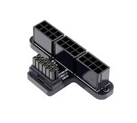 xiwai ATX3.0 GPU PCI-E 5.0 connecteur, 90 degrés vers le bas 12 V HPWR puissance modulaire à trois ATX 8P adaptateur pour 4080 5090TI 12+4P carte graphique