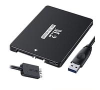 xiwai Boîtier de disque dur SATA Micro USB 3.0 vers NGFF B+M Key M.2 SSD 2,5"