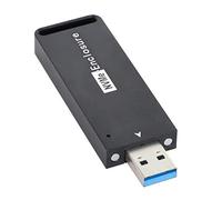 Xiwai Boîtier externe USB 3.1 Gen2 10 Gbit/s vers NVME PCI-E M-Key Solid State Drive 2230/2242 mm