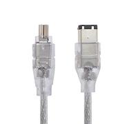 xiwai Câble adaptateur iLink 1394 6 broches vers Firewire 400 IEEE 1394 4 broches mâle pour appareil photo et caméscope