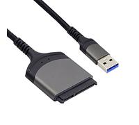 xiwai Câble adaptateur USB 3.0 Type-A vers SATA 22 broches 5 Gbit/s pour disque dur SSD 2,5 pouces
