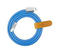 xiwai Câble d'alimentation 120 W USB-A vers USB-C en silicone liquide ultra doux USB 2.0 de charge rapide pour ordinateur portable, tablette, téléphone 200 cm