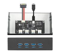 xiwai Câble de Connexion USB 3.1 Type-A et Type-C vers Carte mère Type-E 10 Gbit/s pour Baie de Lecteur CD-ROM 5,25 Pouces