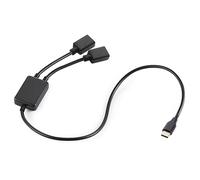 xiwai Câble de hub type C vers double port USB-C femelle pour ordinateur portable, PC, souris et disque flash