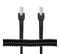 xiwai Câble de raccordement Ethernet rétractable Cat6 8P8C UTP mâle vers mâle, cordon extensible LAN RJ45,2,0m