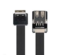 xiwai Câble d'extension de données plat et fin USB 2.0 type A mâle vers femelle pour FPV, disque, scanner et imprimante 0,5 m