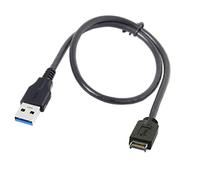 Xiwai Câble d'extension de données USB 3.1 vers USB 3.0 type A mâle 50 cm