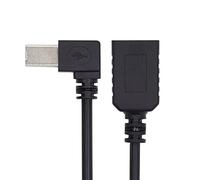 xiwai Câble d'extension USB 2.0 coudé à gauche de type B mâle vers femelle 20 cm