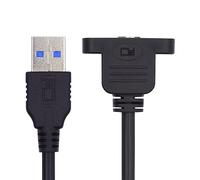 xiwai Câble d'extension USB 3.0 type A mâle vers micro 3.0 type B femelle à vis 5 Gbit/s