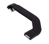 xiwai Câble d'extension USB coudé court et plat ultra fin de type C vers USB-C, connecteur de charge rapide 65 W pour tablette et téléphone