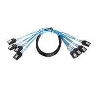 Xiwai Câble interne SAS 4 SATA hôte vers 4 SATA 7 broches disque dur cible 6 Gbps serveur de données Raid 50 cm