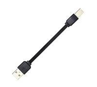 xiwai Câble plat FPC USB 2.0 Type-B mâle vers USB 2.0 Type-A mâle 13 cm pour scanner, disque et imprimante