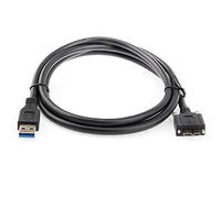 Xiwai Câble USB 3.0 A mâle vers micro USB 3.0 B mâle avec vis de montage pour disque dur pour téléphone portable 1,2 m