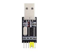 Xiwai Convertisseur USB 2.0 Type-A vers TTL, Module UART STC, connecteur USB-A, programmateur série CH340G, Adaptateur 3,3 V 5 V, Remplacement PL-2303, Compatible avec Windows 7 et 8