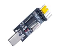 xiwai Convertisseur USB 2.0 USB-C Type-C mâle vers TTL, Module UART STC, programmateur série CH340G, Adaptateur 3,3 V 5 V, Remplacement PL-2303, Compatible avec Windows 7 et 8