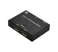 xiwai DP DisplayPort 1.4 Commutateur bi-directionnel MST Hub Support HDCP SST étendu 8K @ 30Hz 4K @ 60Hz