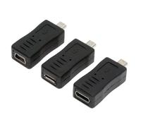 xiwai Lot de 3 adaptateurs de transfert de données USB type C Mini Micro USB femelle vers appareil photo Mini 8P pour Coolpix UC-E6 UC-E16 UC-E17 DSC-W DMC-S EX-Z