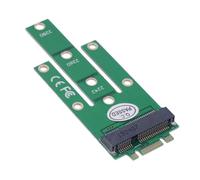 xiwai M.2 NGFF Golden Finger Pin PCI-E 2 voies vers Mini-PCIE mSATA 18+8 50 mm SSD Disque dur PCBA