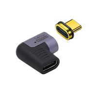 xiwai Magnetic Connector Left Right Angled USB4 140W 40Gbps USB4 Type C Male to Female Power Data 8K Video Adapter for Laptop Phone