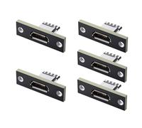 xiwai Micro-USB 5 broches femelle type B bricolage OEM prise connecteur panneau type montage avec carte PC USB 2.0 pinout 5 pcs/ensemble