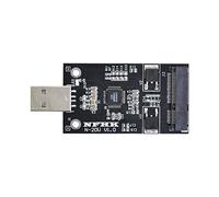 xiwai Mini adaptateur PCI-E mSATA vers USB 2.0 SSD externe PCBA Conveter Pen Driver Card sans étui