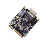 xiwai Mini PCI-E PCI Express vers Slimline SFF-8654 SATA 3.0 Quatre Ports Adaptateur Convertisseur Extension de Disque 6Gbps Carte d'extension pour SSD