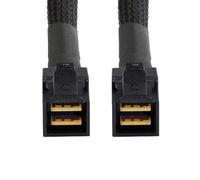 xiwai Mini SAS HD SFF-8643 Câble interne vers HD SFF-8643 Mini SAS Data Server Disk Raid 50 cm