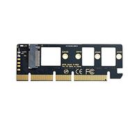 Xiwai NGFF M-Key NVME M.2 SSD vers PCI-E Express 3.0 PCI-E4.0 16x X4 Adaptateur sans support