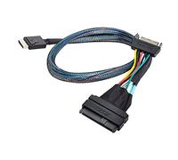 xiwai Oculink SFF-8611 vers U.2 U.3 SFF-8639 NVME PCIe PCI-Express SSD pour carte mère SSD