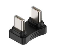 xiwai Opposite - Adaptateur coudé vers mâle en forme de U - 480 Mbit/s - USB-C - Type C mâle vers mâle - Pour banque d'alimentation, téléphone, ordinateur portable