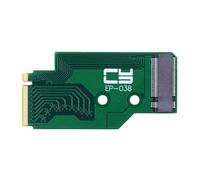 xiwai PCI-E 4.0 NGFF NVME de 22 x 42 mm à 22 x 80 mm M-Key Mâle à Femelle Adaptateur SSD Extension Compatible avec Legion Go Game Boy