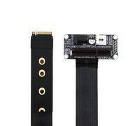 Xiwai Rallonge coudée NGFF M.2 NVMe M-Key vers PCI-E X1 X4 X8 X16