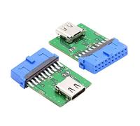 xiwai USB 3.0 Interne 19pin 20pin en-tête vers Ports Uniques USB 3.1 Type-c USB-C Adaptateur de Carte mère Femelle PCBA 480Mbps