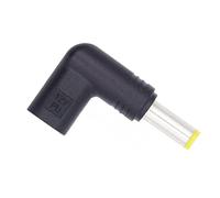 xiwai USB 3.1 Type C USB-C Femelle vers DC 12V 5.5x2.5mm Plug Adapter PD Emulator Trigger 90 Degree Angled