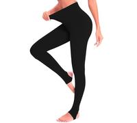 XIWCAFC Collant Femme Chaud Collant Opaque Femme Extensible Collants Conforts Pantalon Hiver Collants à Taille Haute (FR/ES, Alpha/lettres, Taille unique, Taille normale, Taille normale, Noir)