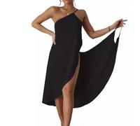 XIWCAFC Robe de Plage Femme Cache-Maillots et Sarongs de Bain Pareo Plage Grande Taille V Serviette Bikini Cover Up avec Bretelles la Plage Ou La Piscine